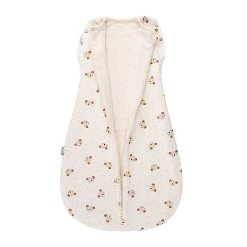 Baby Swaddle and Sleeping Bag 2.5 TOG – Beige / White