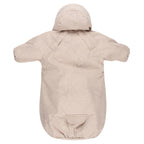 Beige Reflective Merino Wool-Lined Spring/Autumn Bunting Pram Suit