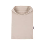 Beige Single-Layer Merino Wool Tube Scarf