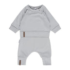 Children’s Merino Wool Top and Trousers Set – Grey