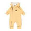 Cotton-Lined Merino Wool Baby Overall – Yellow