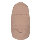 Down-Filled Baby Winter Footmuff – Brown / Beige, One Size