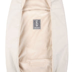 Down-Filled Baby Winter Footmuff – White / Beige, One Size