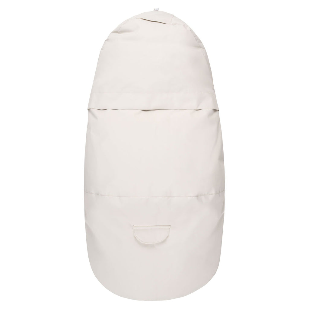 Down-Filled Baby Winter Footmuff – White / Beige, One Size