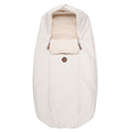Down-Filled Baby Winter Footmuff – White / Beige, One Size