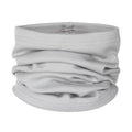 Grey Single-Layer Merino Wool Tube Scarf