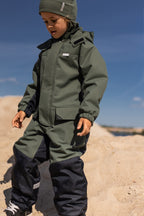 Khaki Green Double-Layer Cotton Balaclava