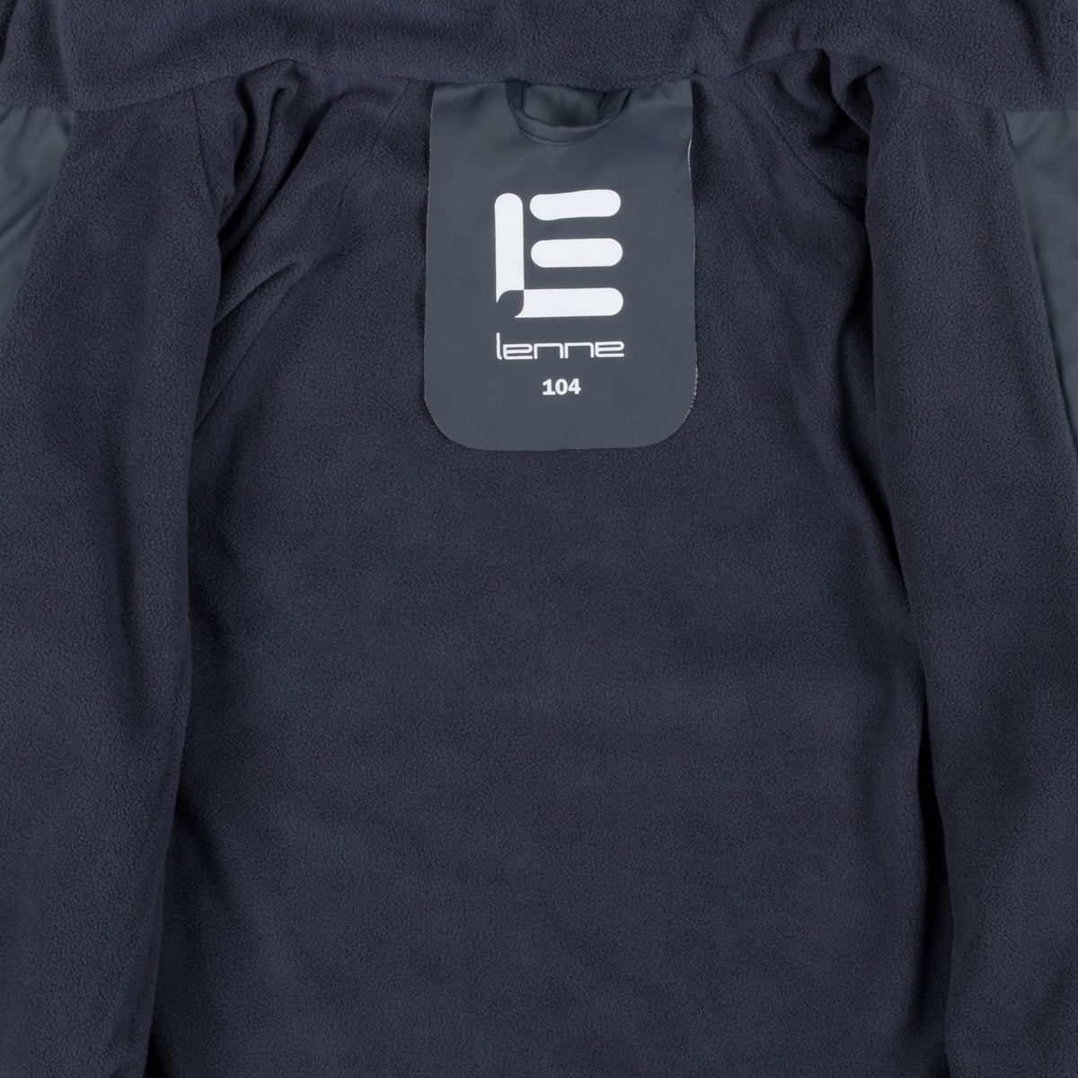 Kids’ Fleece-Lined Rain Jacket and Dungaree Set – Navy Blue