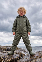 Kids’ Insulated Rain Suit – Green