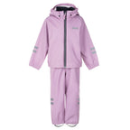 Kids’ Rain Jacket and Dungaree Set – Lilac and Pink