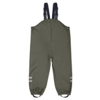 Kids’ Waterproof Rain Dungarees – Green