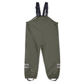 Kids’ Waterproof Rain Dungarees – Green
