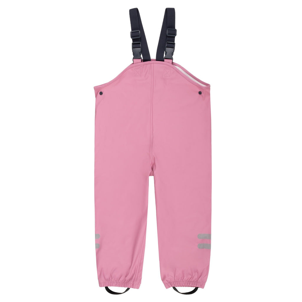 Kids’ Waterproof Rain Dungarees – Pink