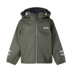 Kids’ Waterproof Rain Jacket – Green