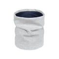 Light Grey Merino Wool-Lined Kids’ Tube Scarf