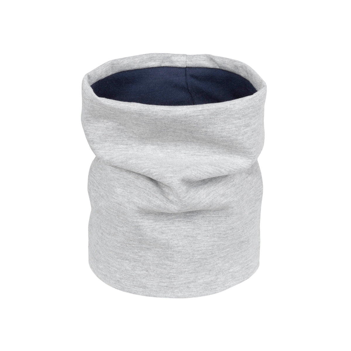 Light Grey Merino Wool-Lined Kids’ Tube Scarf