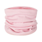 Light Pink Single-Layer Merino Wool Tube Scarf