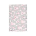 Pink Baby Blanket with Harness Slots