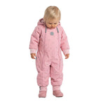 Pink Reflective Merino Wool-Lined Spring/Autumn Jumpsuit