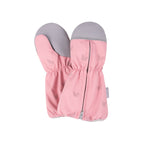 Pink Reflective Spring/Autumn Mittens with Zipper