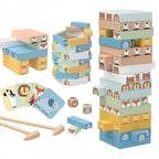 Shaky Tower Skill Game With Animals