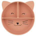 Silicone Divided Suction Plate for Kids - Mrs. Cat