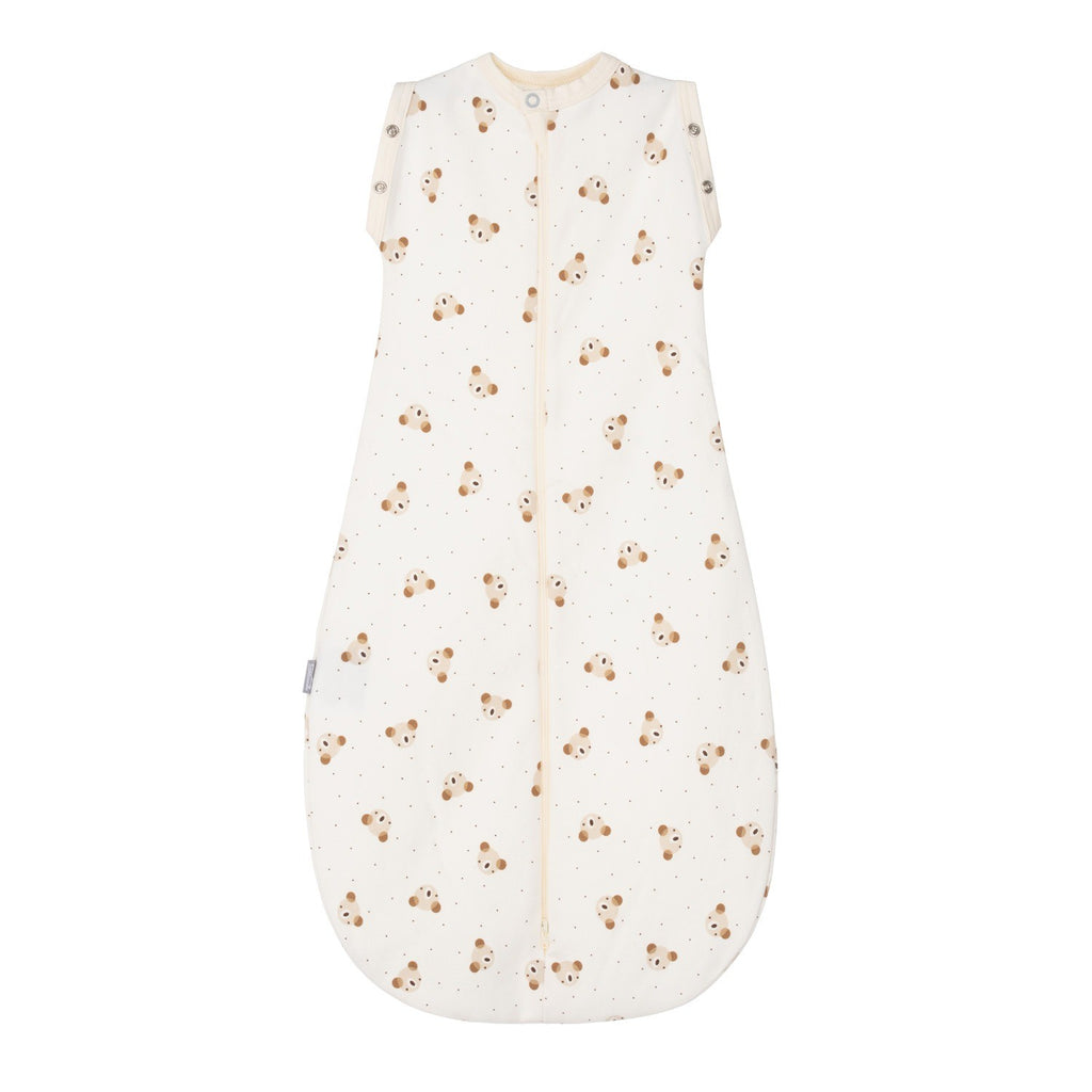 Baby Swaddle and Sleeping Bag 0.5 TOG – Beige / White