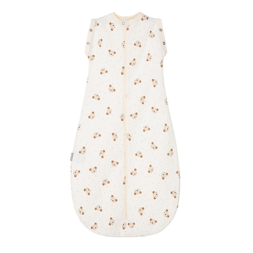 Baby Swaddle and Sleeping Bag 0.5 TOG – Beige / White