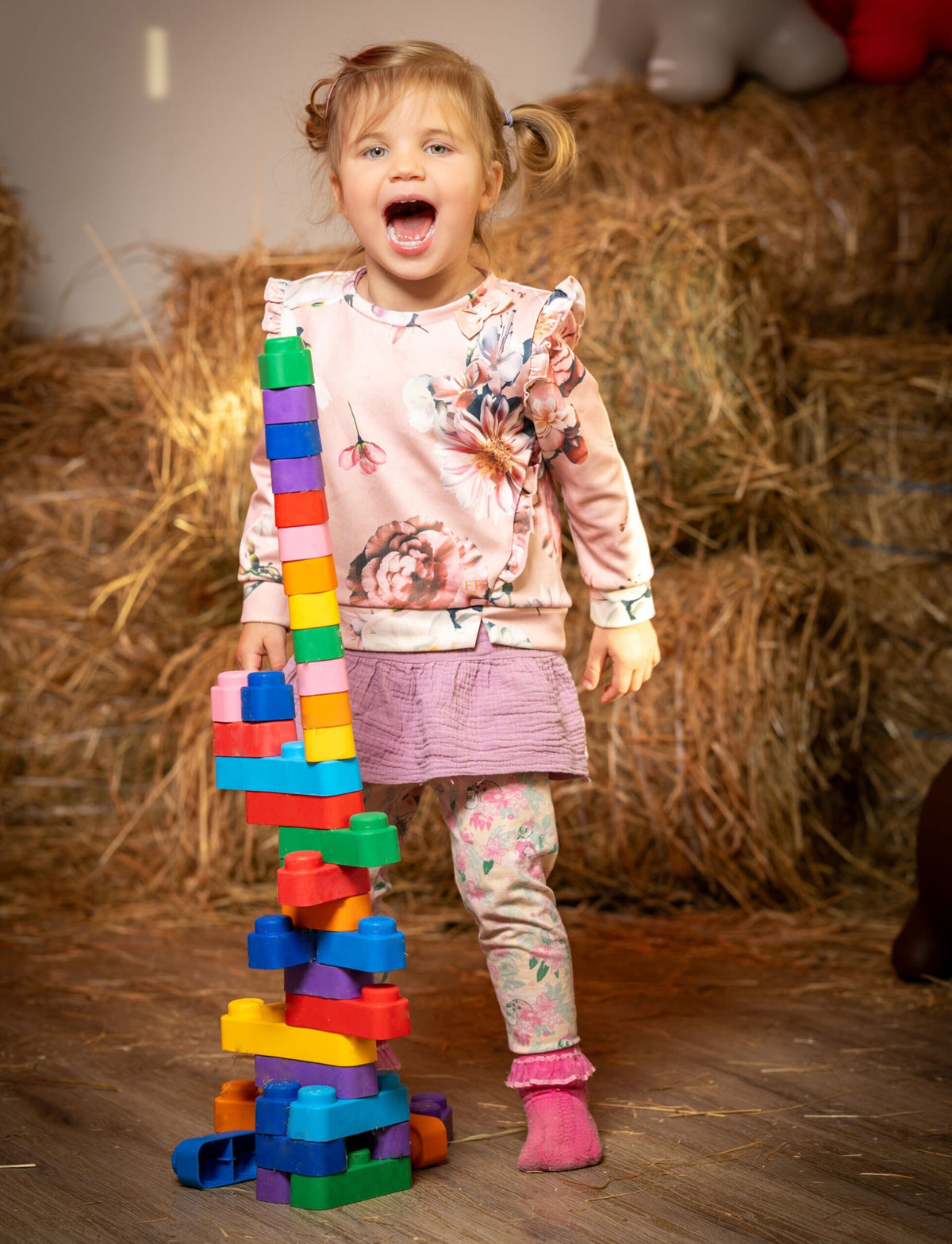 Soft Blocks Set With Wheels -33 pcs
