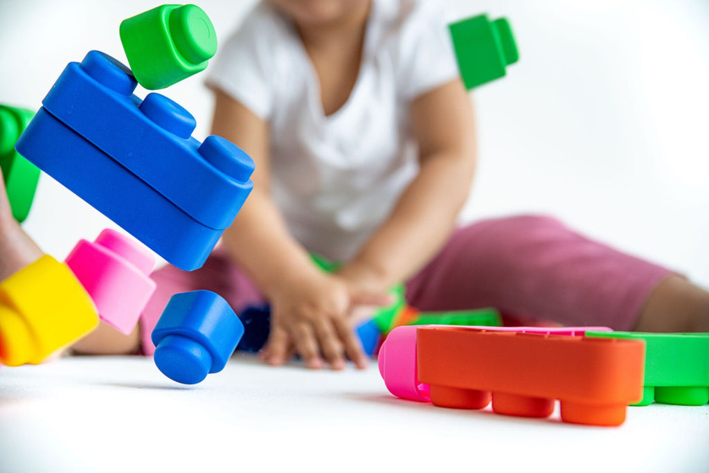 Soft Blocks Set With Wheels -33 pcs