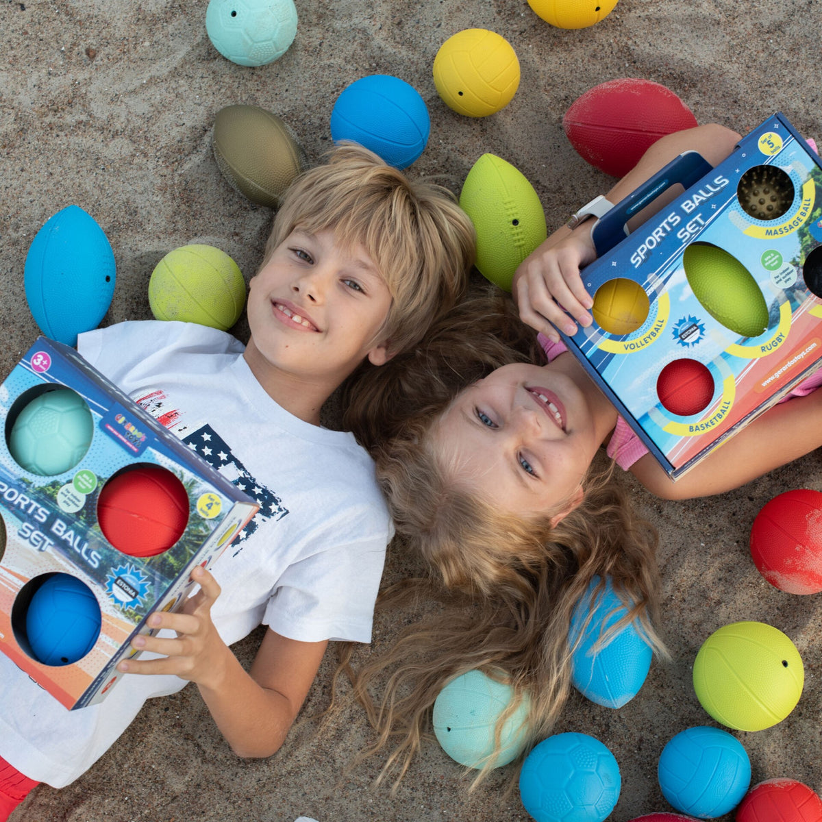 Sports Balls Set 4 pcs for Kids