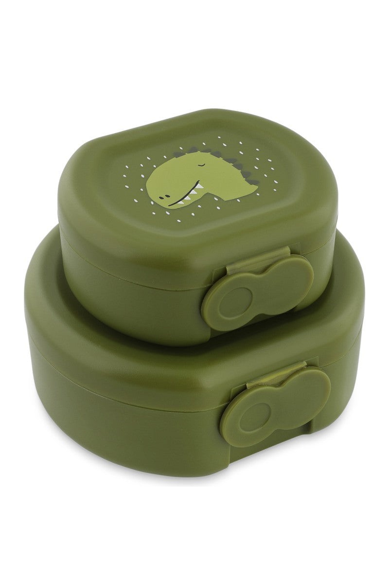 Snack Boxes with Clips, 2-Piece Set – Mr. Dino