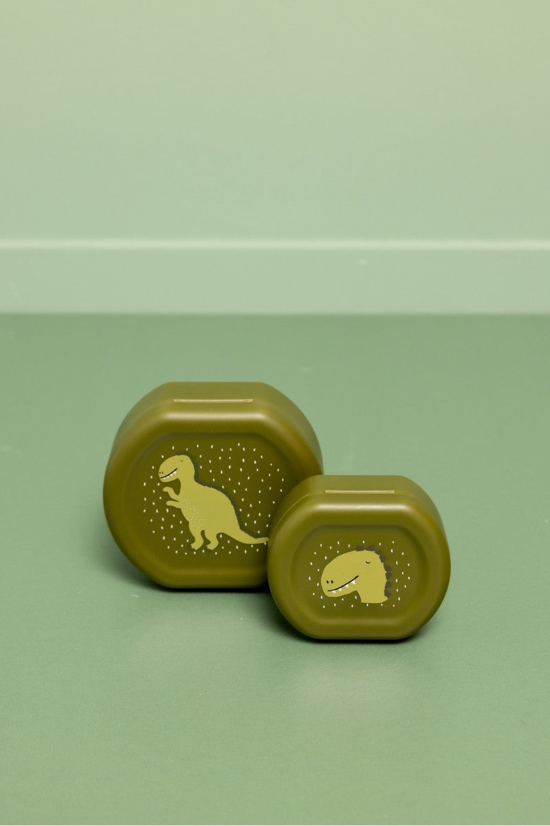 Snack Boxes with Clips, 2-Piece Set – Mr. Dino
