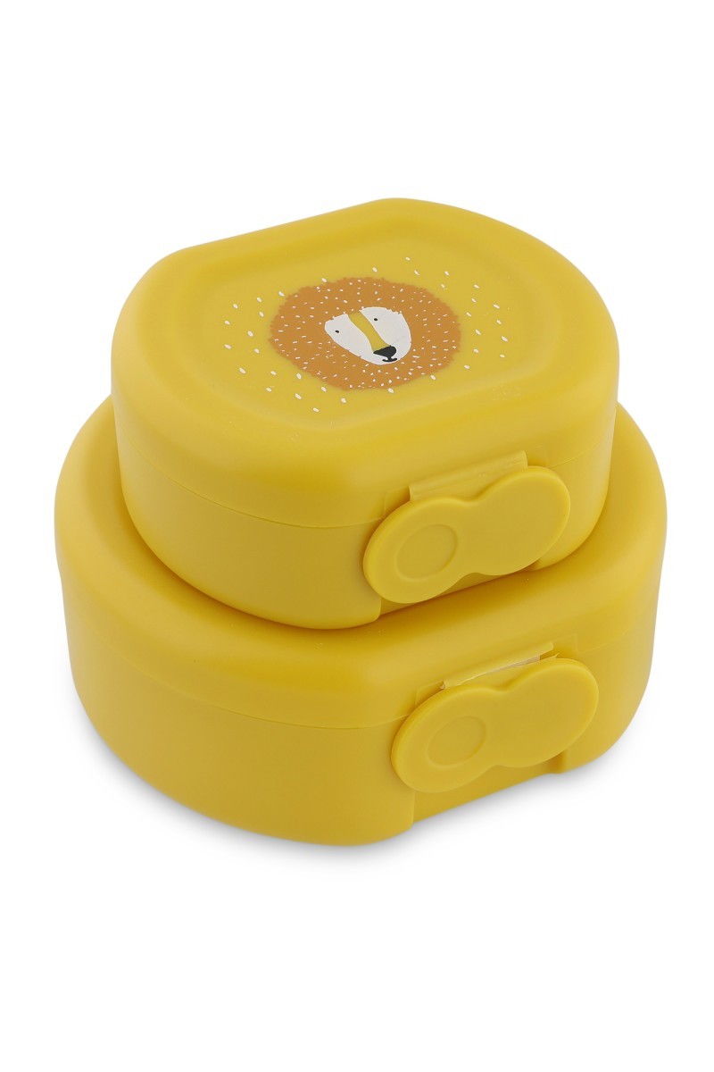 Snack Boxes with Clips, 2-Piece Set – Mr. Lion