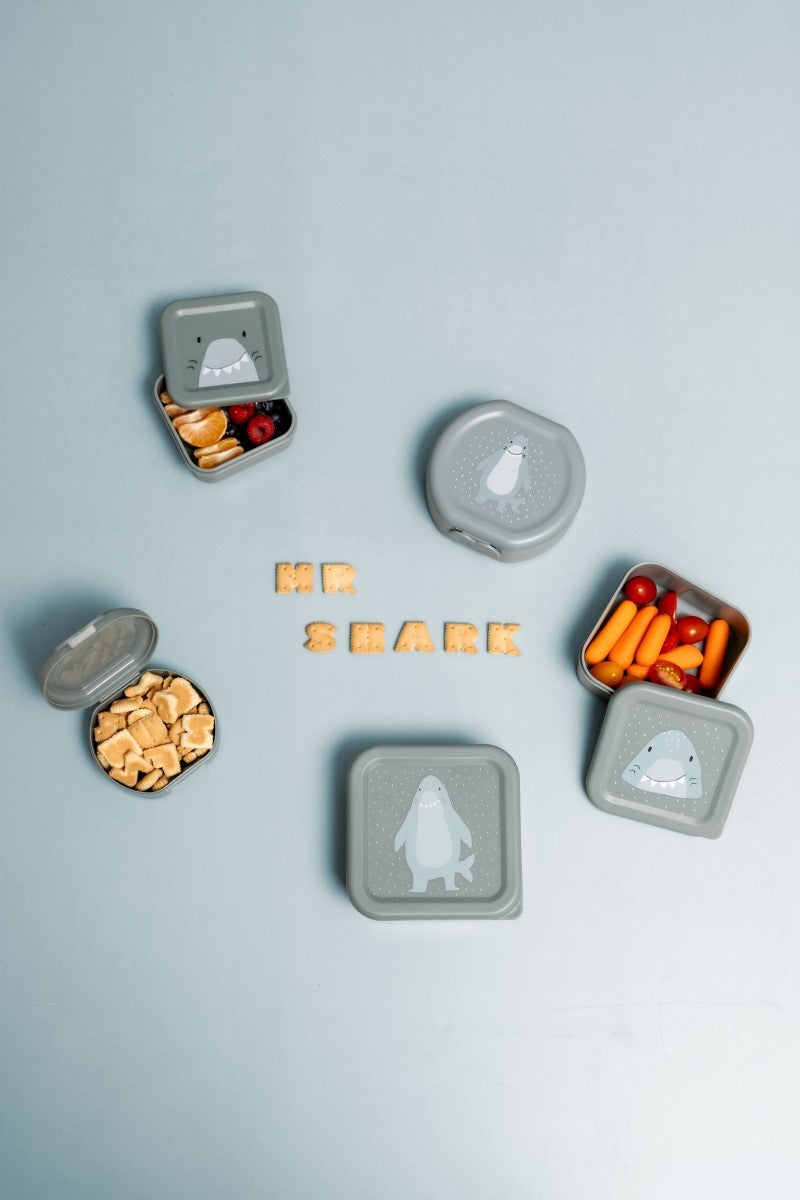 Snack Boxes with Clips, 2-Piece Set – Mr. Shark