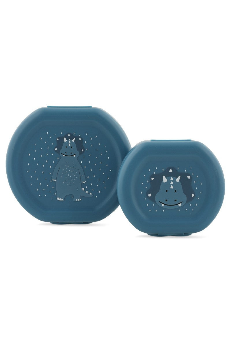Snack Boxes with Clips, 2-Piece Set – Mr. Triceratops
