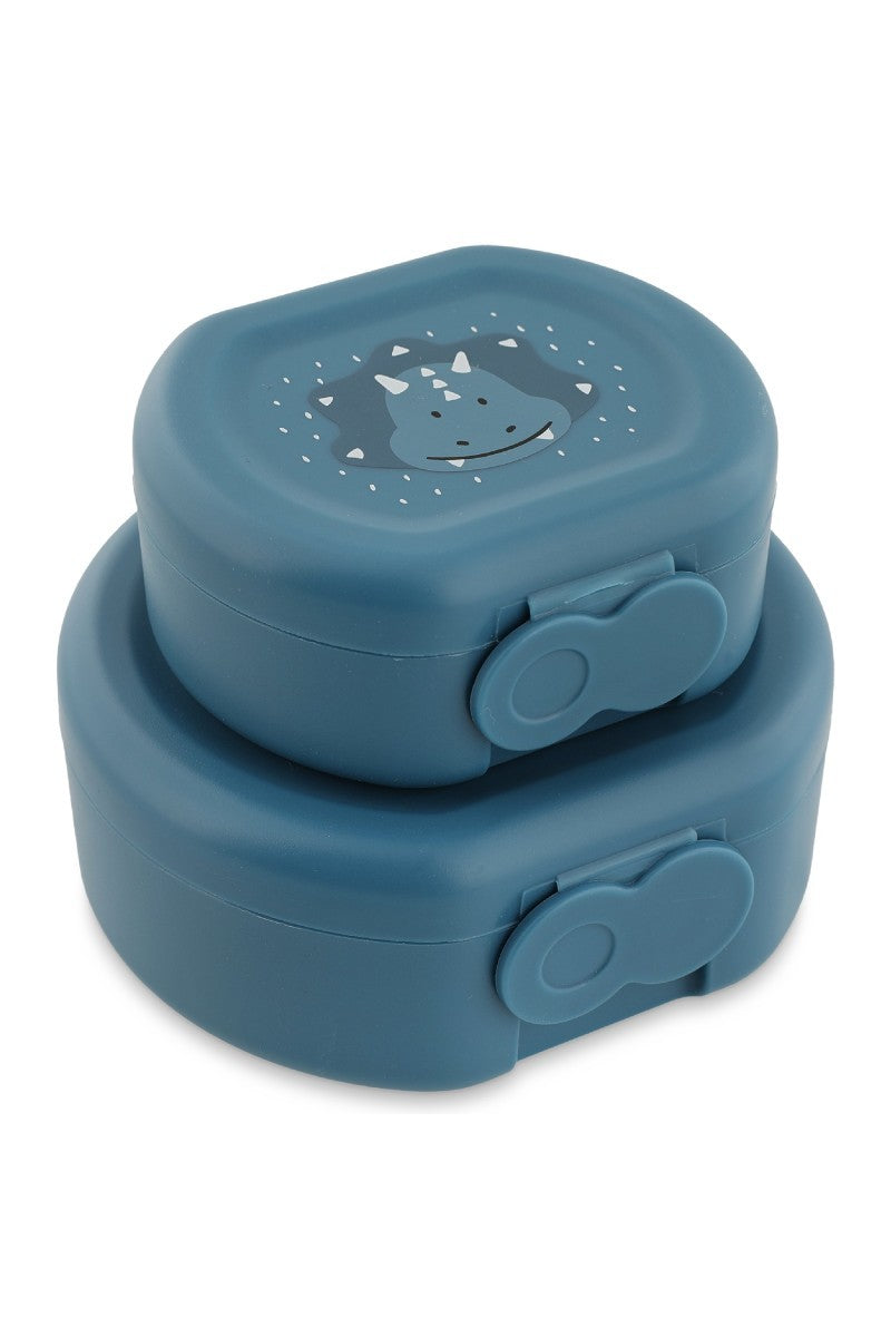 Snack Boxes with Clips, 2-Piece Set – Mr. Triceratops