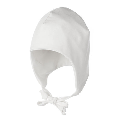 White Cotton Baby Hat